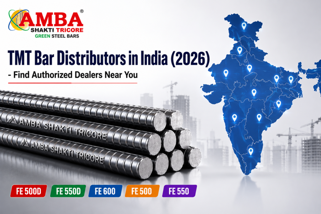 TMT Bar Distributors in India | Amba Shakti Steels